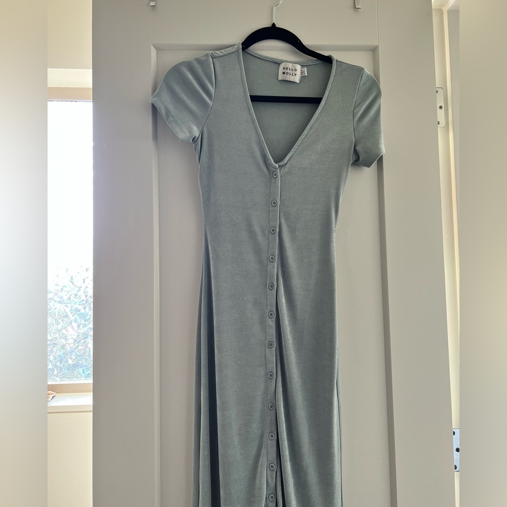 Hello Molly blue button dress